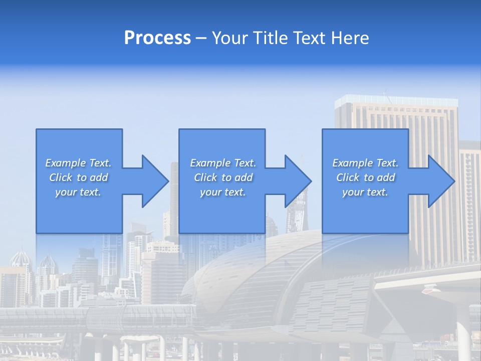 Station City Dubai Marina PowerPoint Template