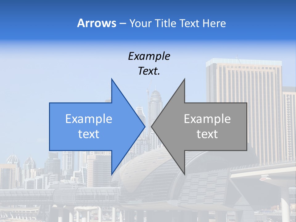 Station City Dubai Marina PowerPoint Template