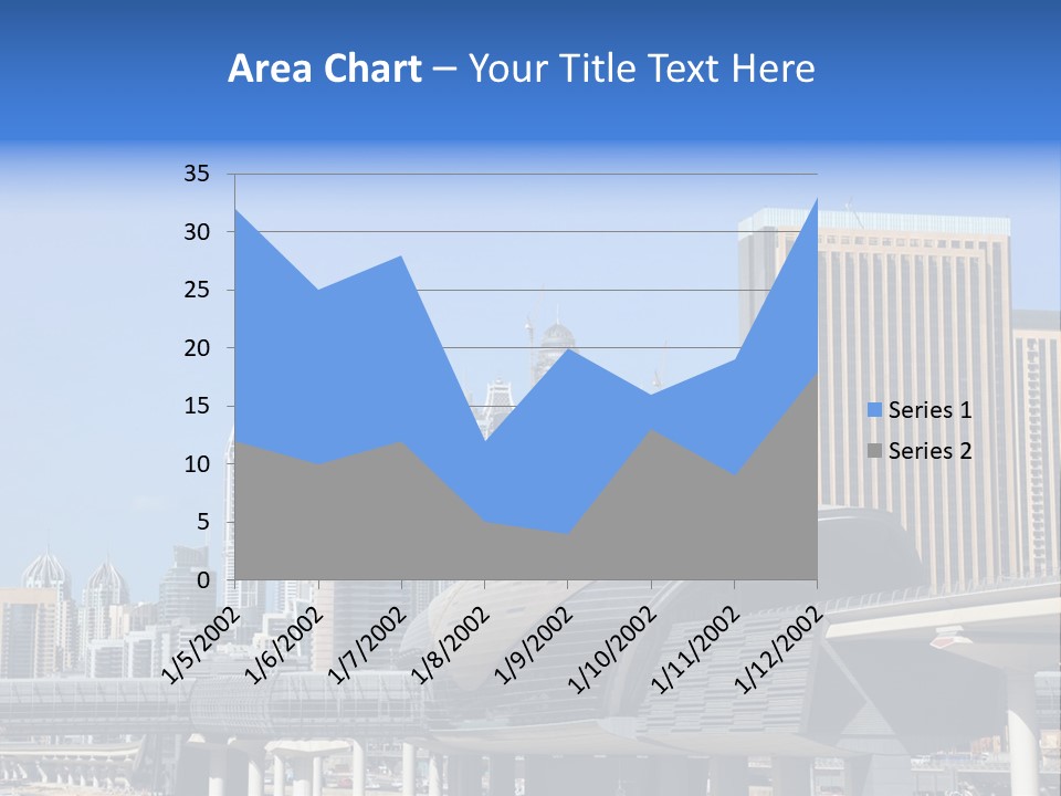 Station City Dubai Marina PowerPoint Template