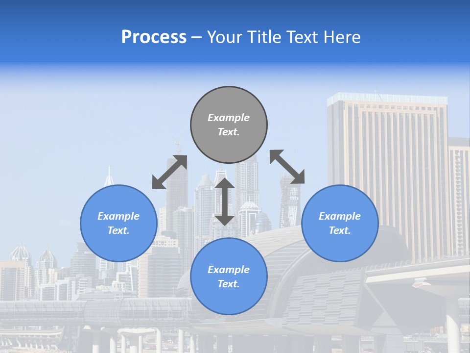 Station City Dubai Marina PowerPoint Template