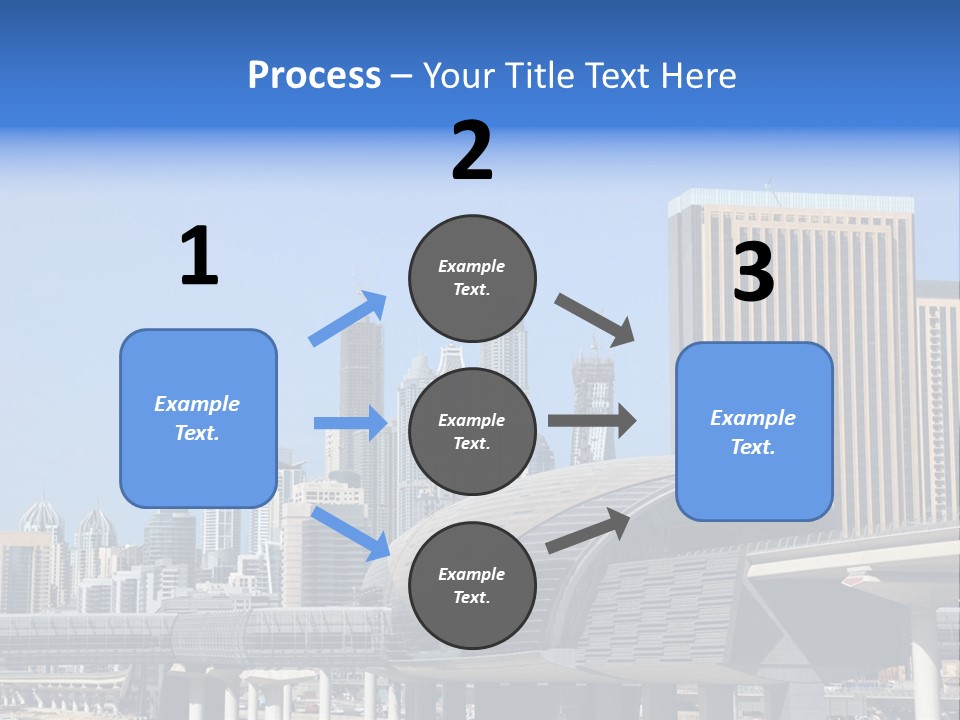 Station City Dubai Marina PowerPoint Template