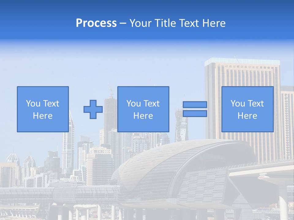 Station City Dubai Marina PowerPoint Template