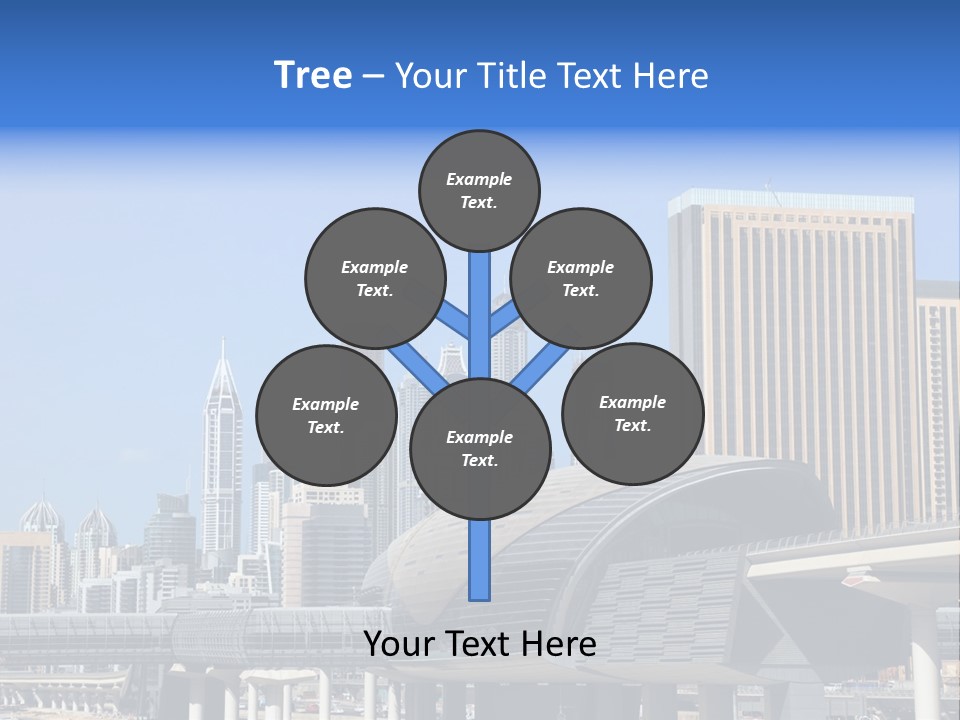 Station City Dubai Marina PowerPoint Template