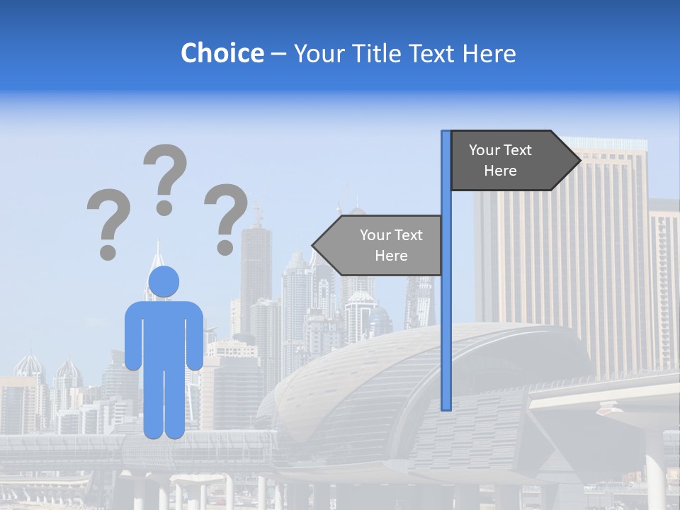 Station City Dubai Marina PowerPoint Template