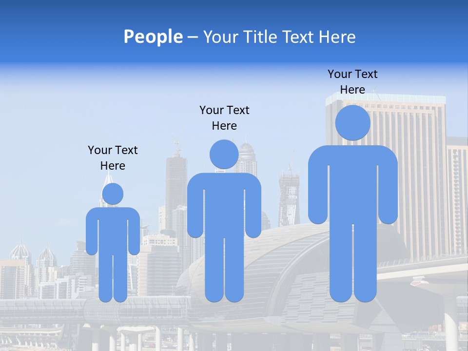 Station City Dubai Marina PowerPoint Template