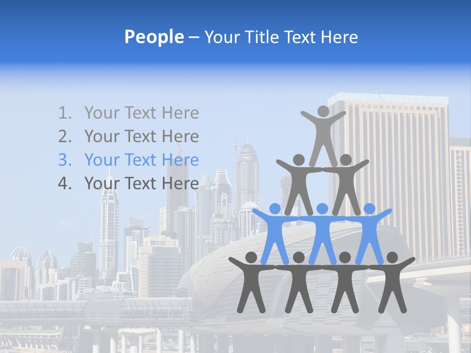 Station City Dubai Marina PowerPoint Template