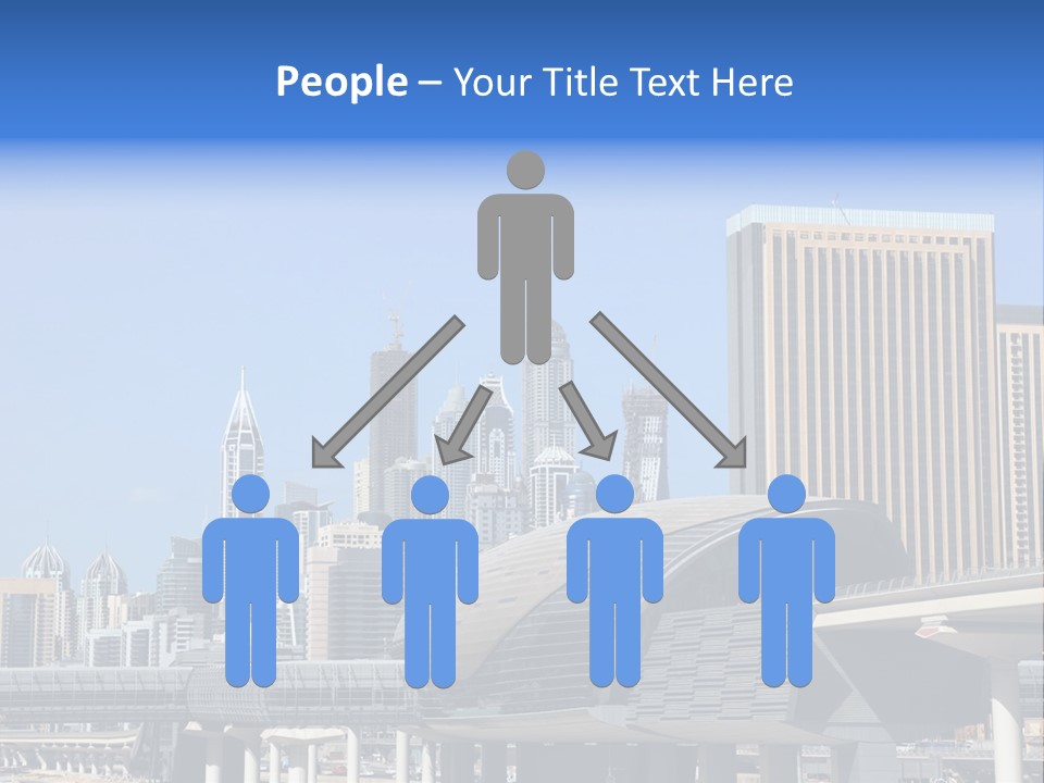 Station City Dubai Marina PowerPoint Template