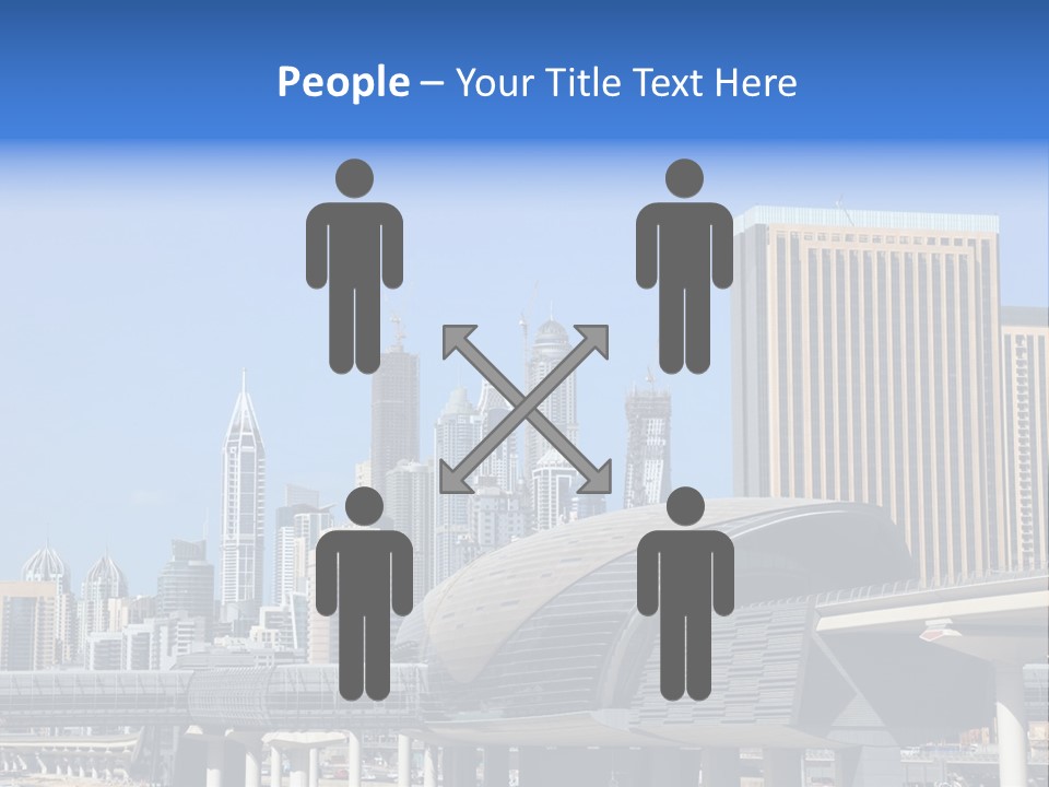 Station City Dubai Marina PowerPoint Template