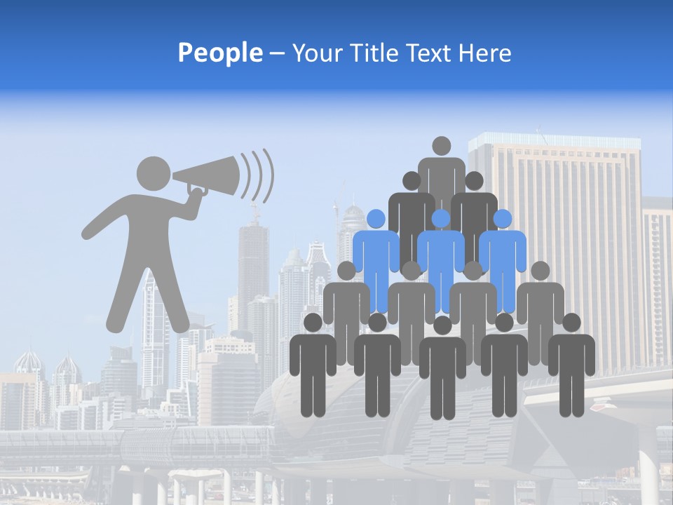 Station City Dubai Marina PowerPoint Template