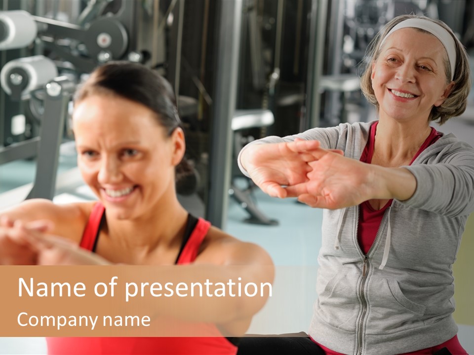 Happy Stretching Professional PowerPoint Template