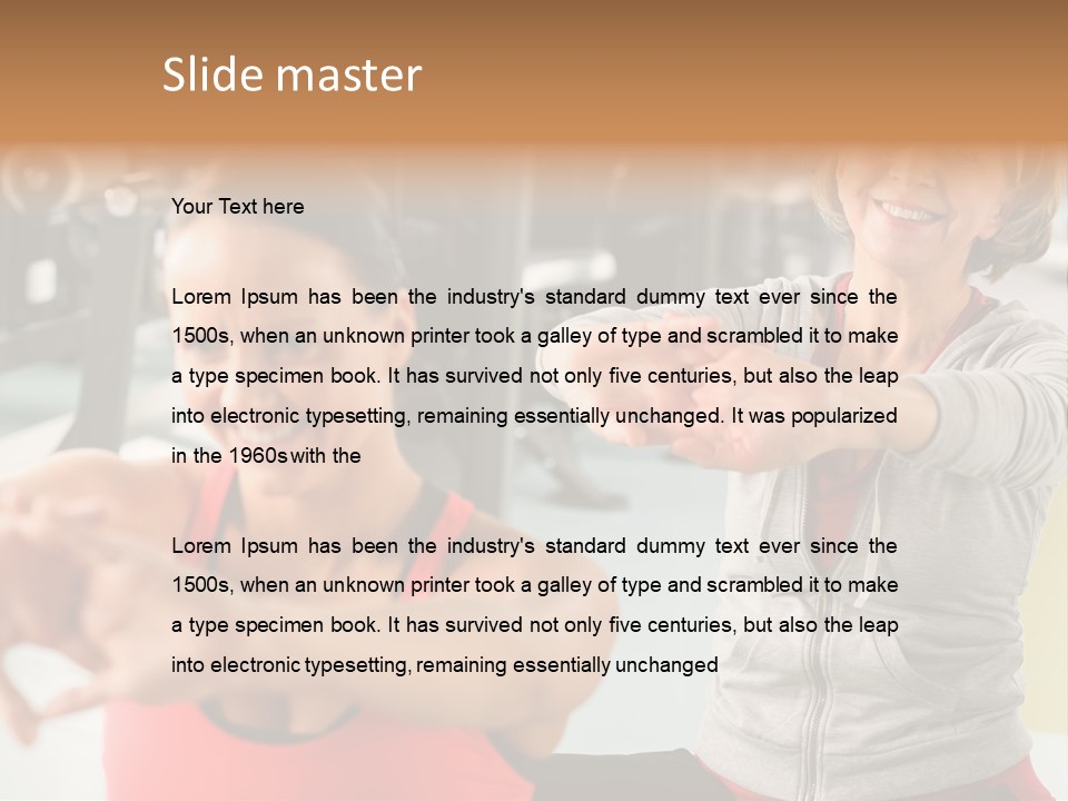 Happy Stretching Professional PowerPoint Template