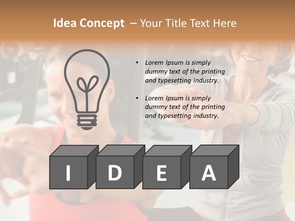 Happy Stretching Professional PowerPoint Template