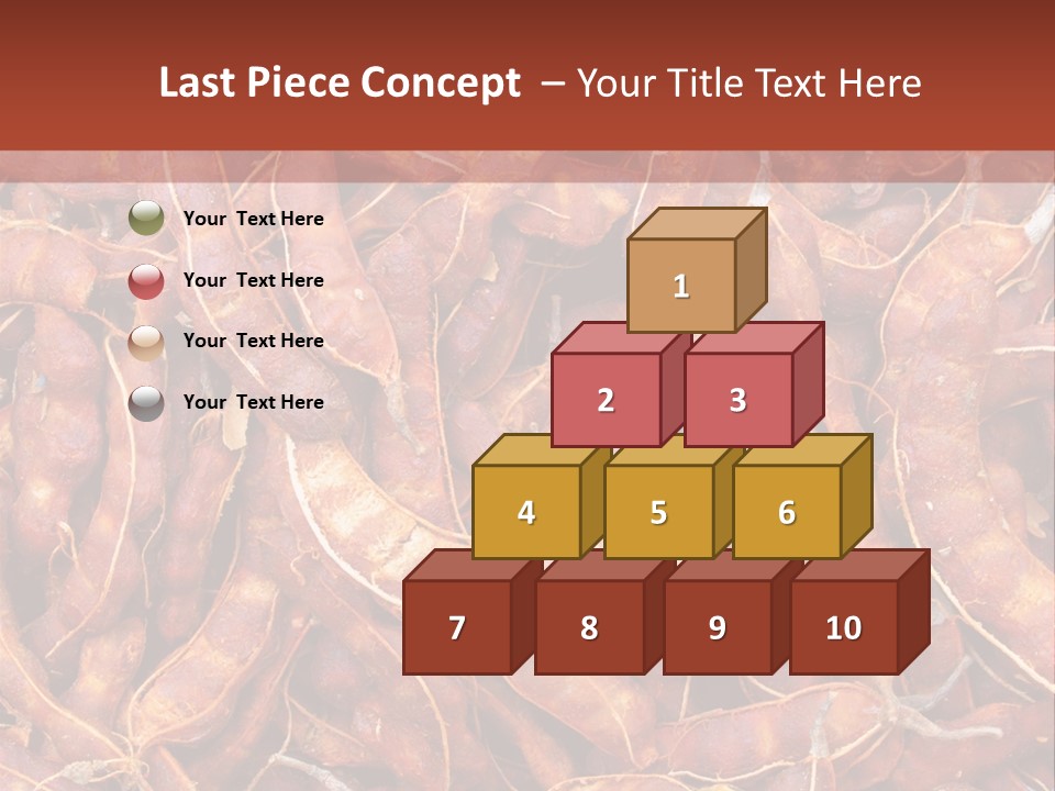 Brown Shell Pea PowerPoint Template