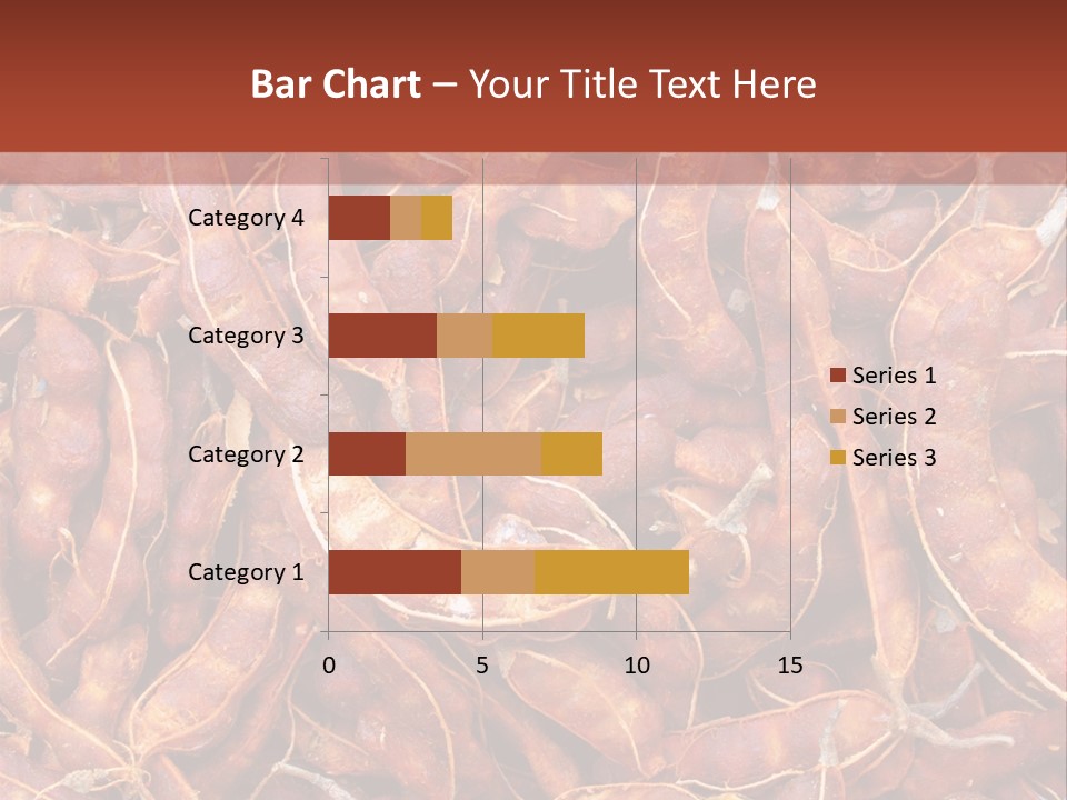 Brown Shell Pea PowerPoint Template