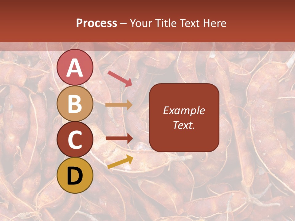 Brown Shell Pea PowerPoint Template