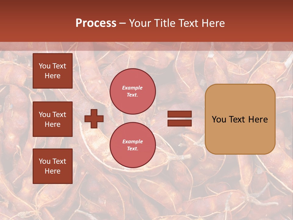 Brown Shell Pea PowerPoint Template
