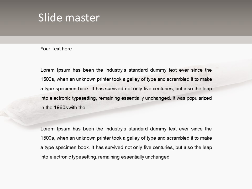 Graphic Psychedelic Substance PowerPoint Template
