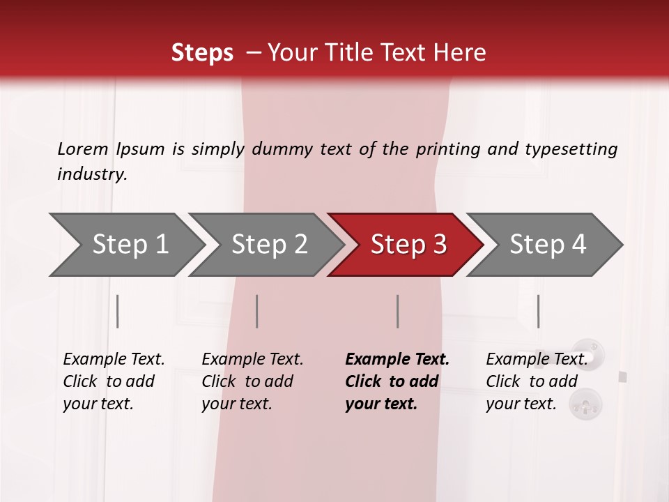 Design Empire Dress Summer PowerPoint Template