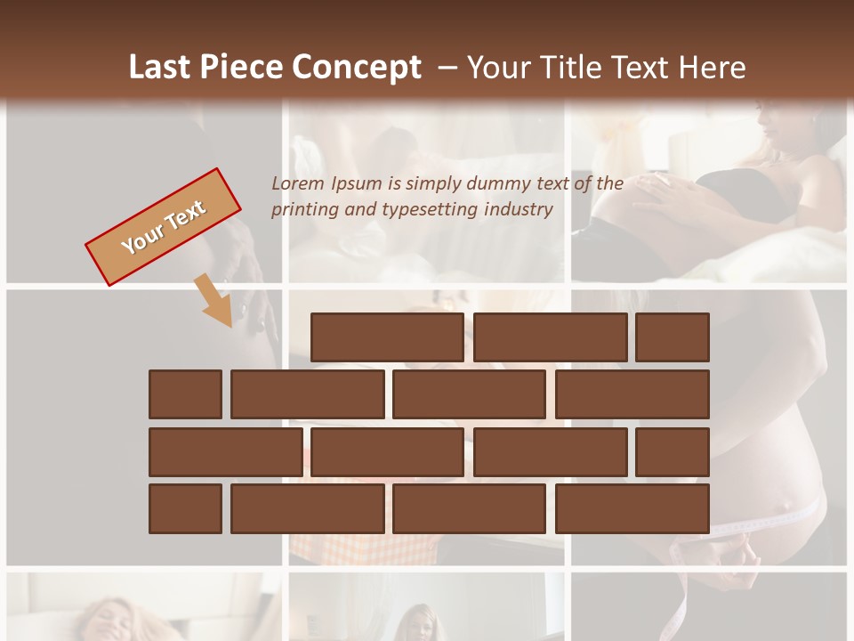 Person Square Human PowerPoint Template