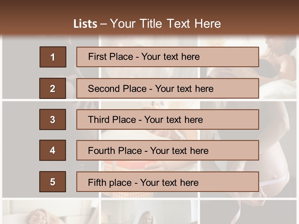 Person Square Human PowerPoint Template