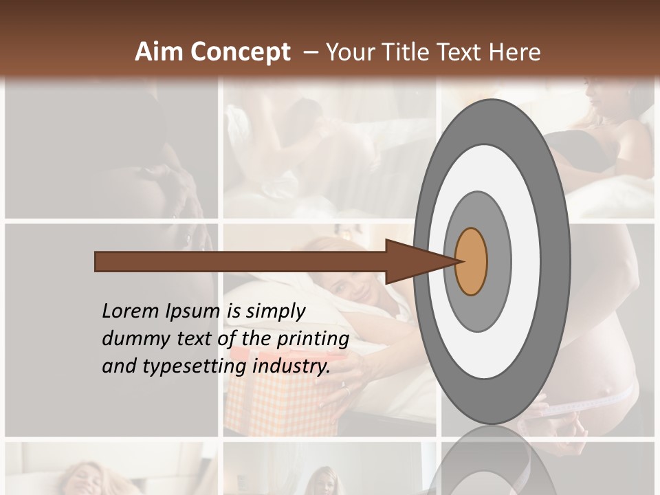 Person Square Human PowerPoint Template