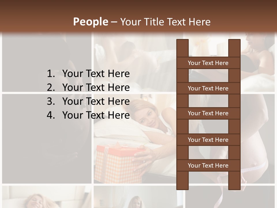 Person Square Human PowerPoint Template