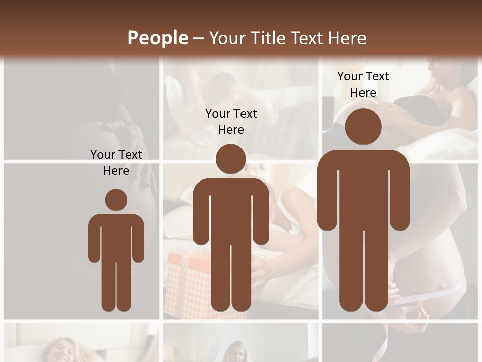 Person Square Human PowerPoint Template