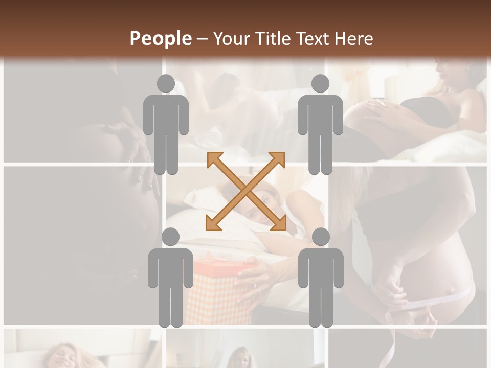 Person Square Human PowerPoint Template