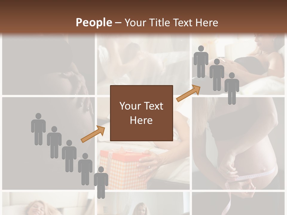 Person Square Human PowerPoint Template