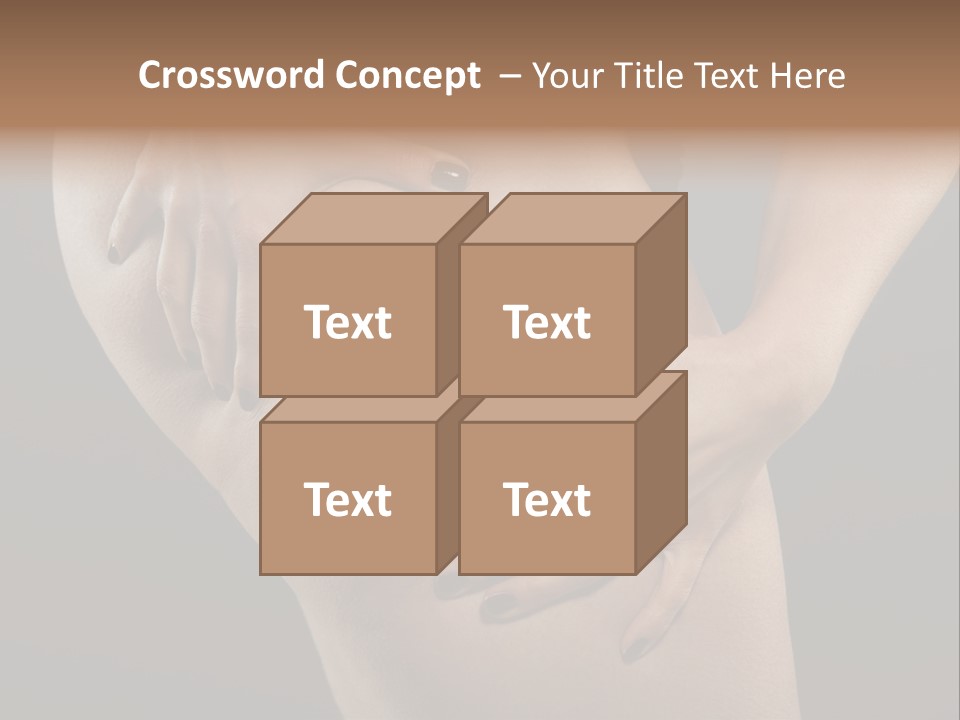 Butt White Ass PowerPoint Template