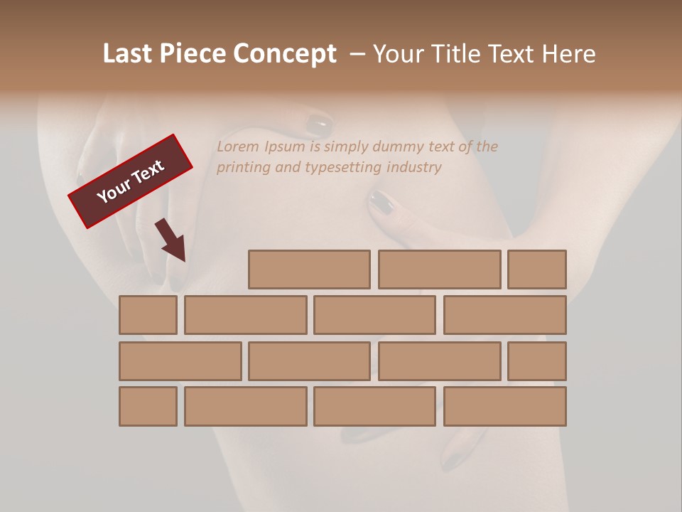 Butt White Ass PowerPoint Template