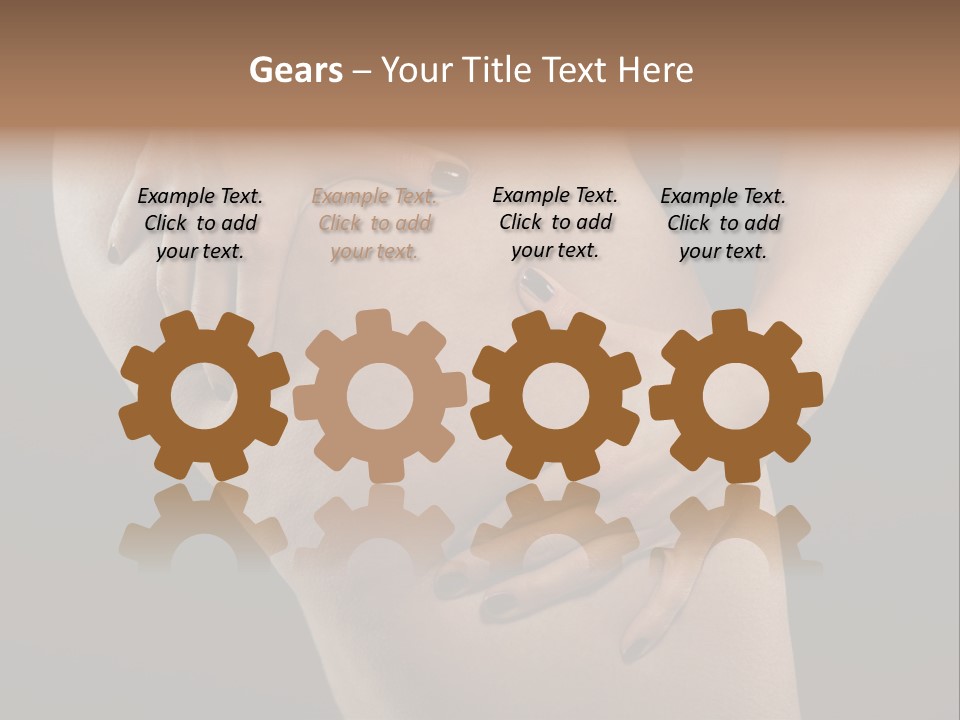 Butt White Ass PowerPoint Template