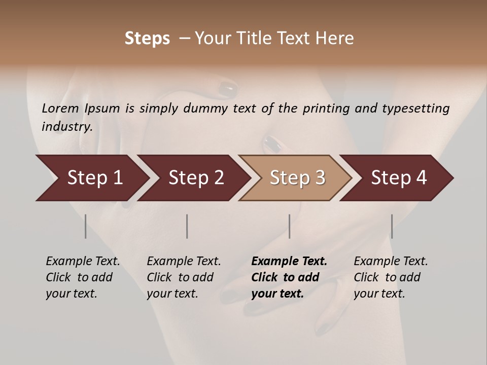 Butt White Ass PowerPoint Template