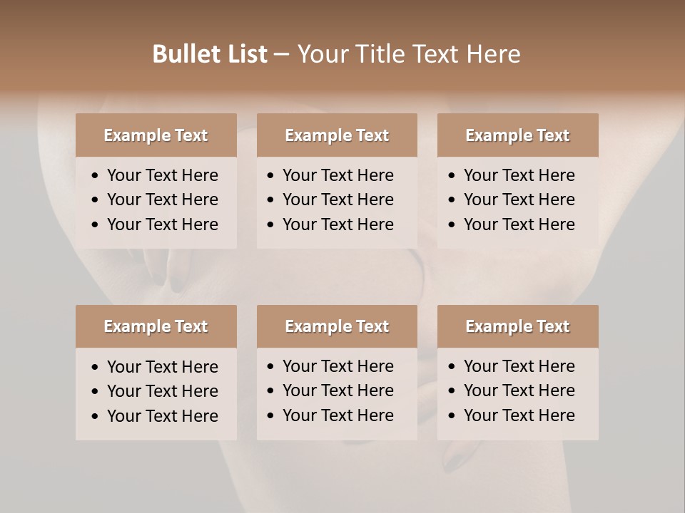 Butt White Ass PowerPoint Template