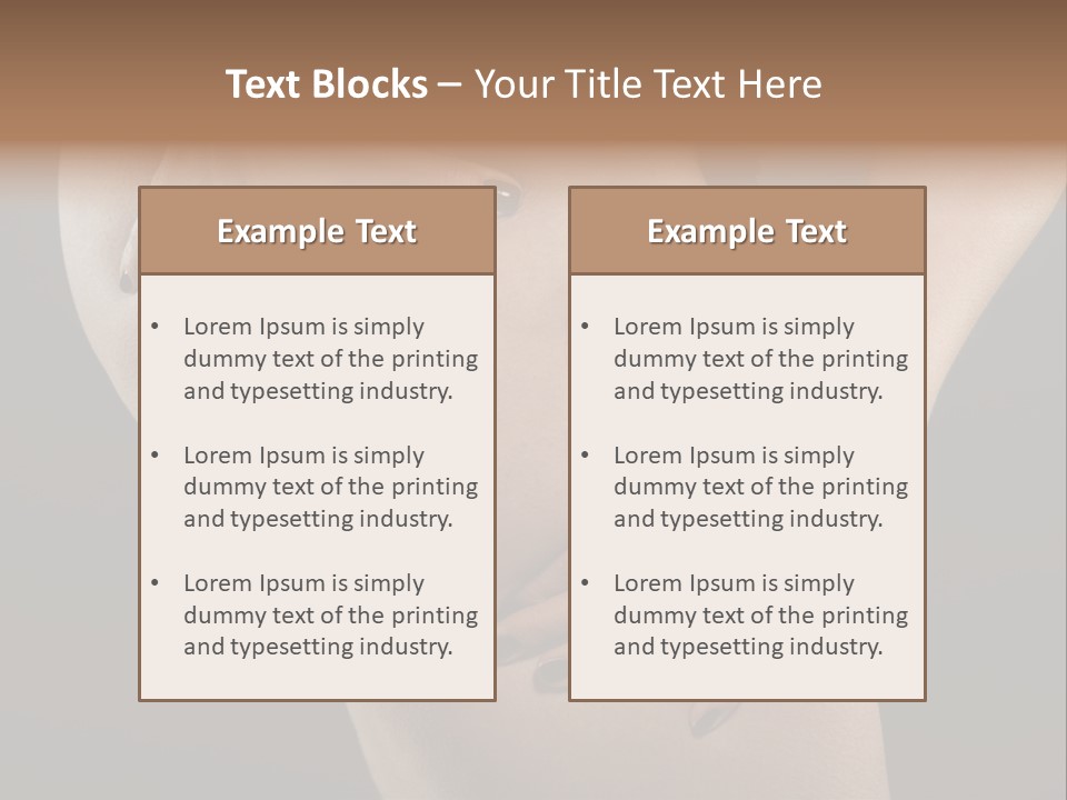 Butt White Ass PowerPoint Template