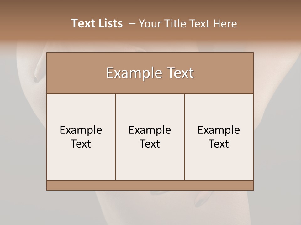 Butt White Ass PowerPoint Template