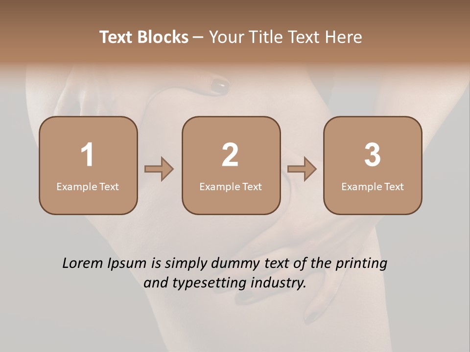 Butt White Ass PowerPoint Template