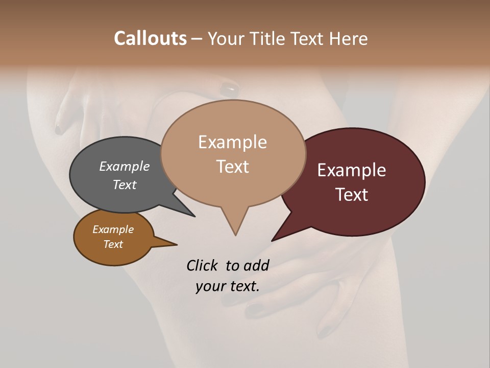 Butt White Ass PowerPoint Template