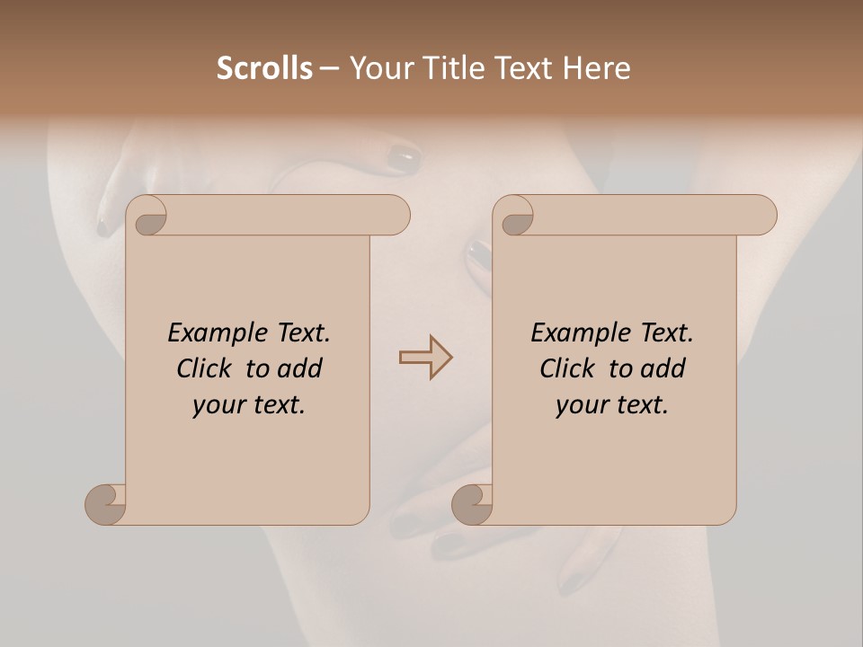 Butt White Ass PowerPoint Template