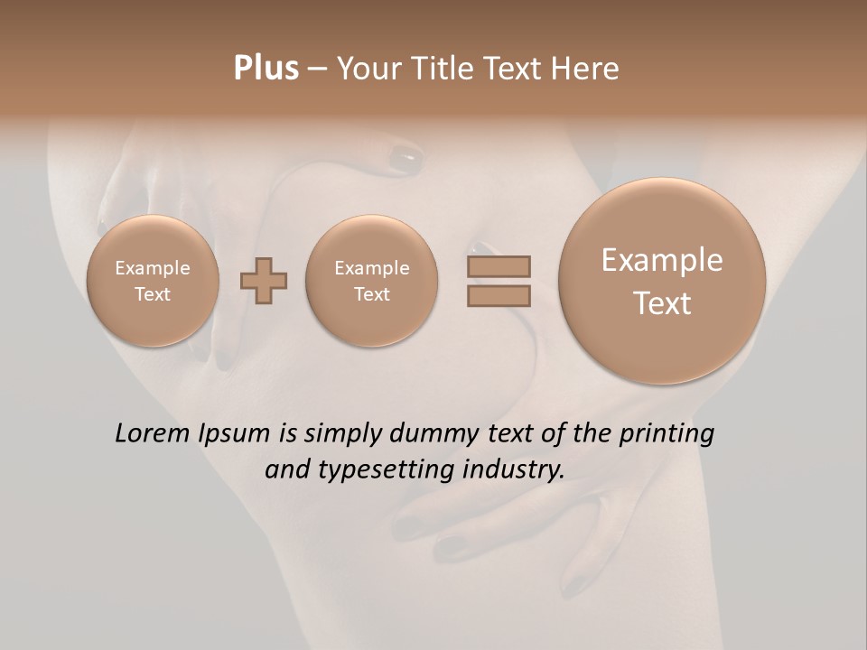 Butt White Ass PowerPoint Template