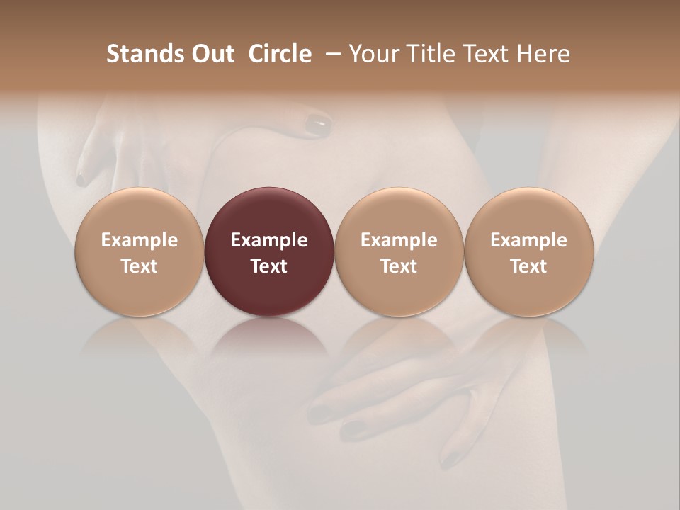 Butt White Ass PowerPoint Template
