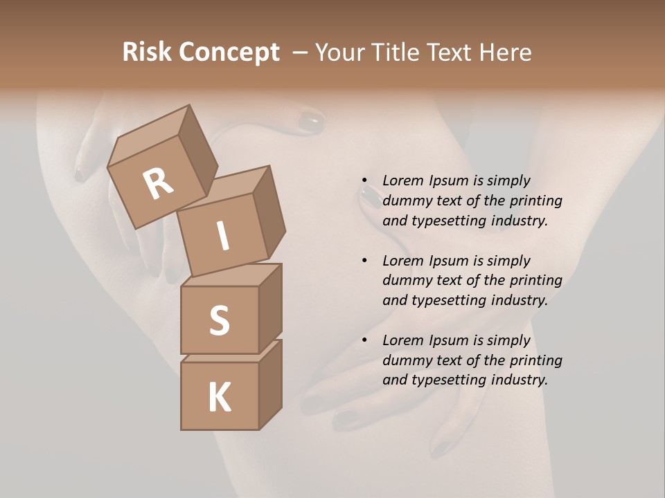 Butt White Ass PowerPoint Template