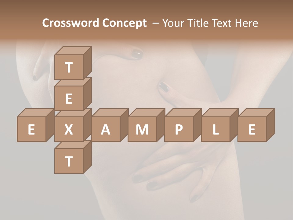 Butt White Ass PowerPoint Template