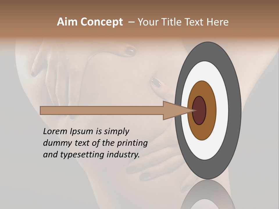 Butt White Ass PowerPoint Template