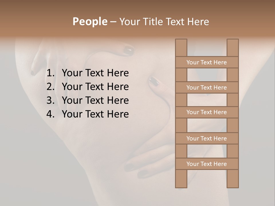Butt White Ass PowerPoint Template