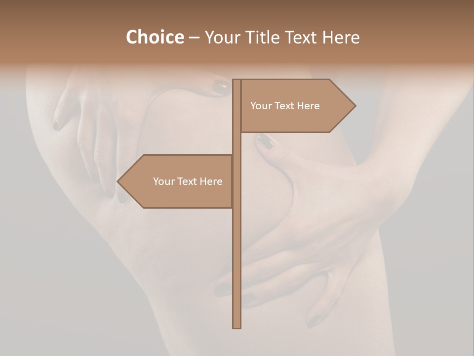 Butt White Ass PowerPoint Template
