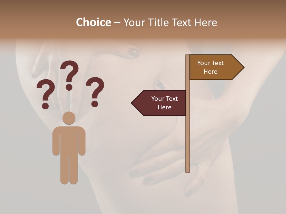 Butt White Ass PowerPoint Template