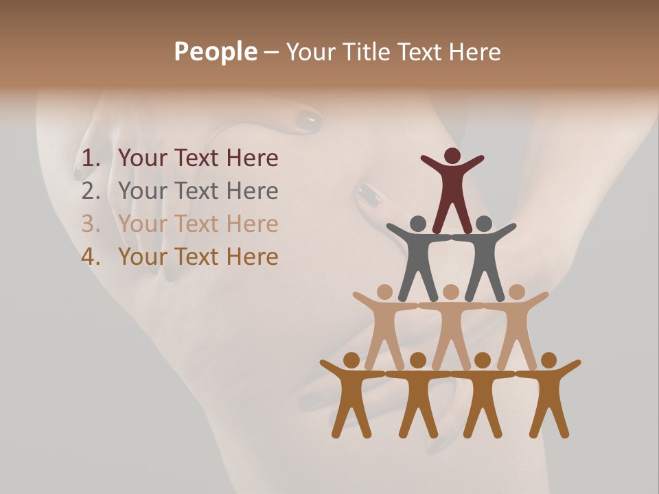 Butt White Ass PowerPoint Template