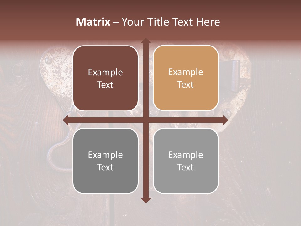 Passion Rusty Door PowerPoint Template