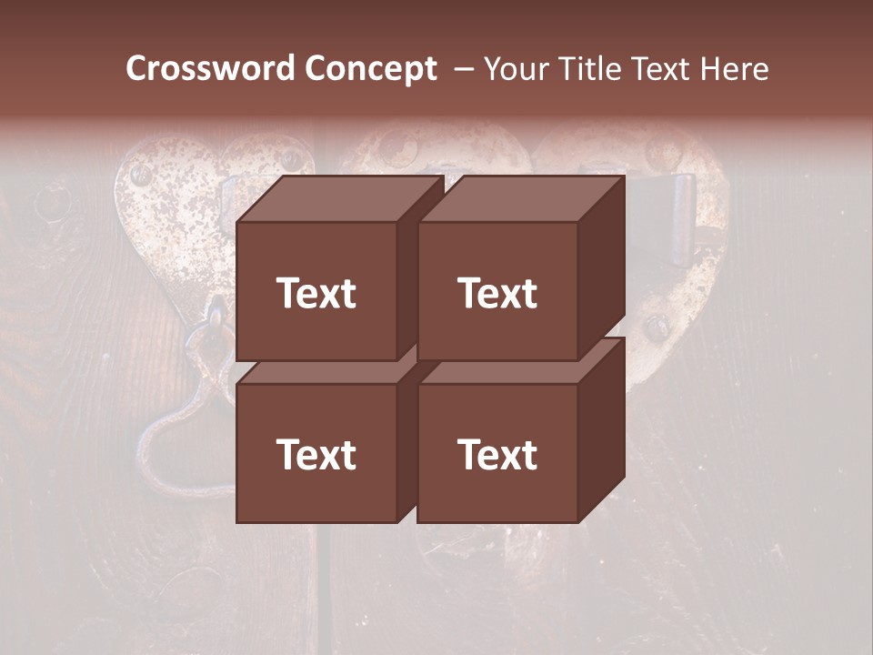 Passion Rusty Door PowerPoint Template